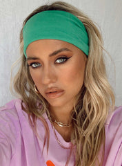 The Juney Headband Primary Green