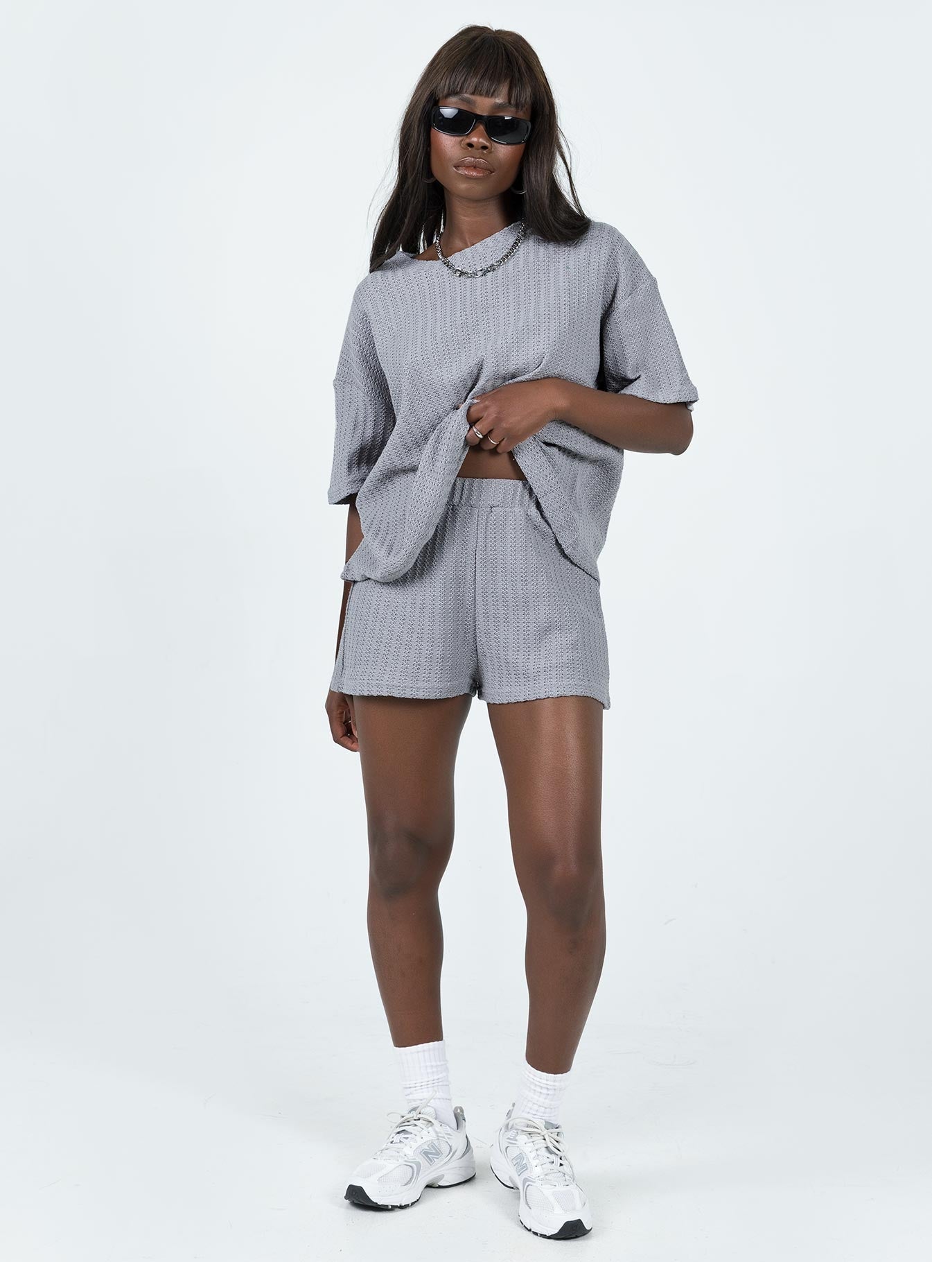 Cammie Knit Set Grey
