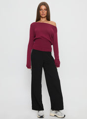 Fusion Tailored Track Pant Black
