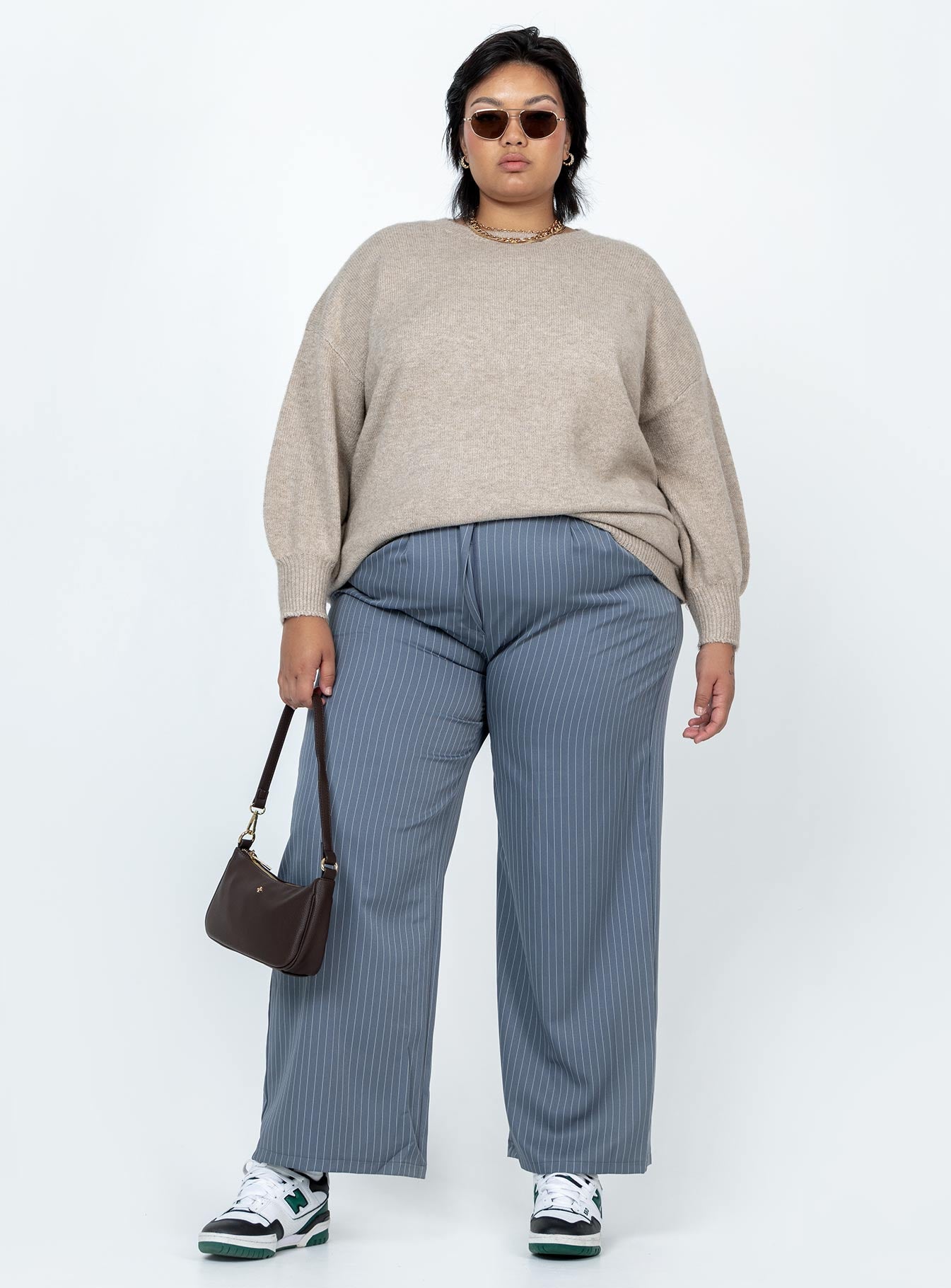 Ryanna Sweater Beige Curve