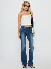 Heatrstruck Graphic Tank Top White