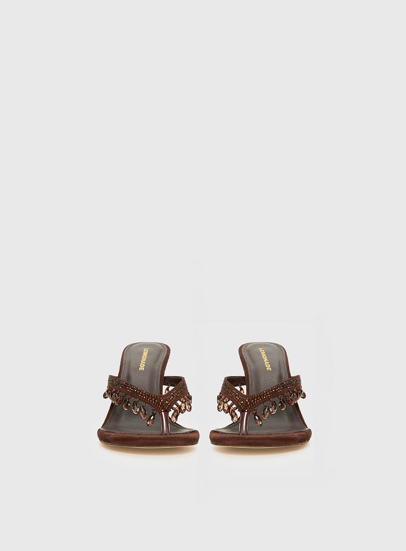 Ameliah Tassel Heels Brown