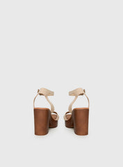 Therapy Camellia Heels Cashew