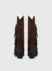 Therapy Chaos Cowboy Boots Brown