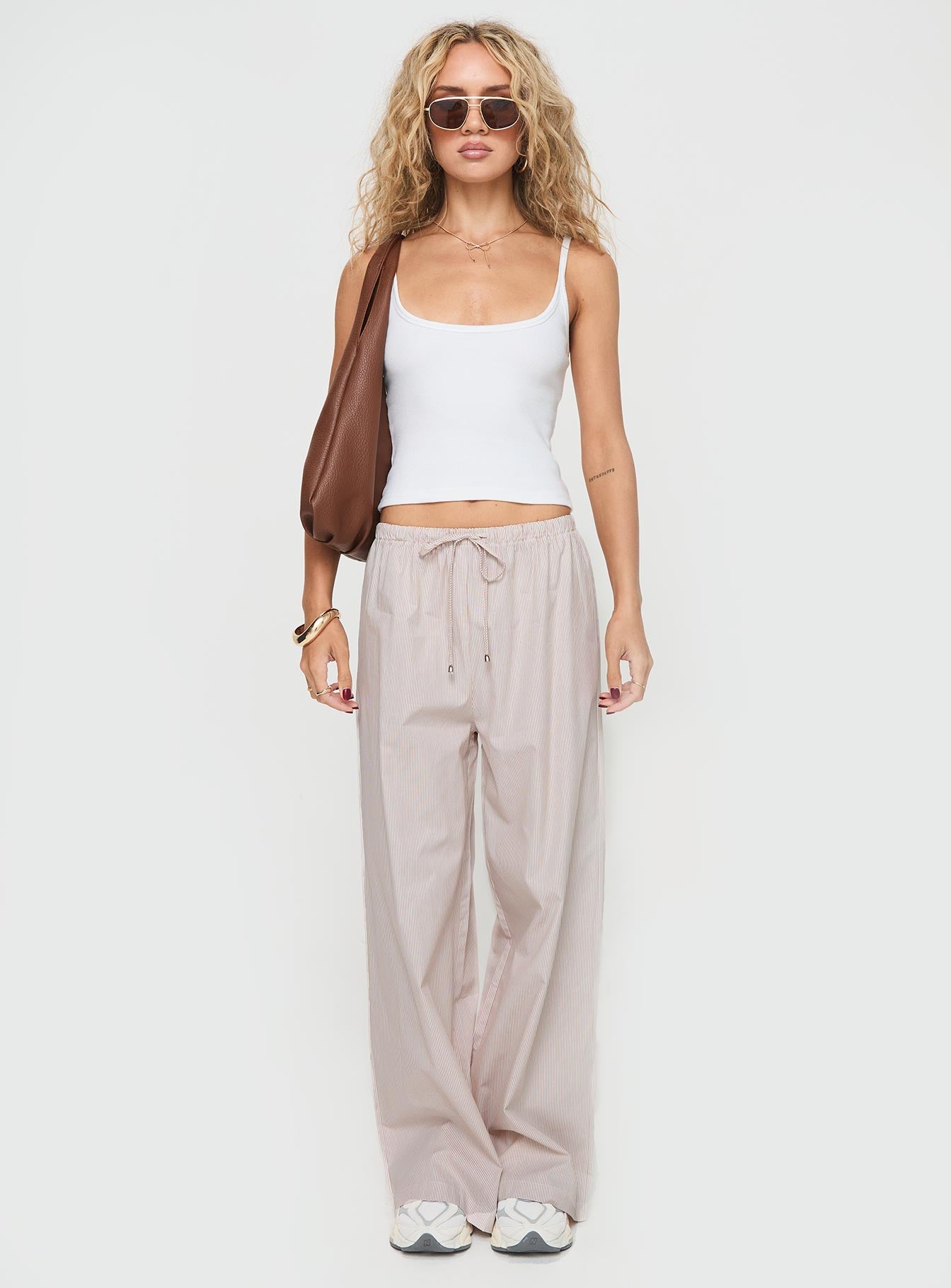 Ogilvie Pants Beige Stripe